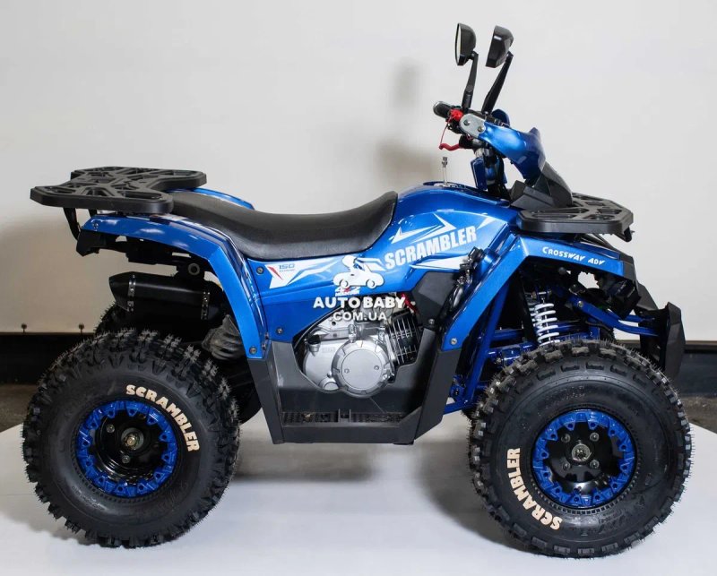 Детский / Подростковый Квадроцикл Comman Hunter Scrambler 150 Синий — фото 2