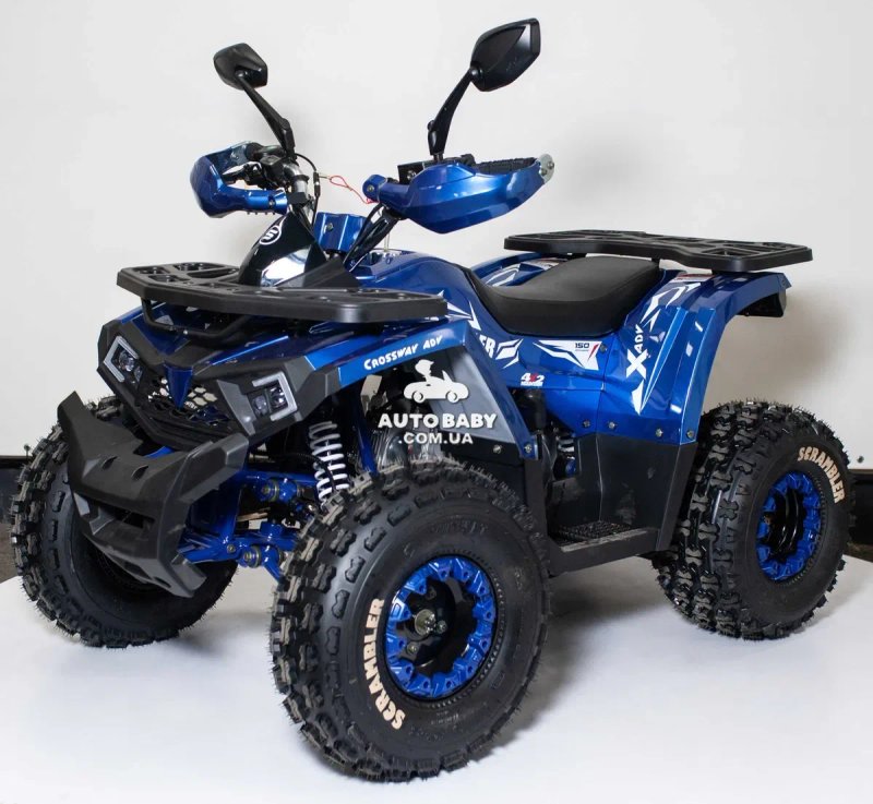 Детский / Подростковый Квадроцикл Comman Hunter Scrambler 150 Синий — фото 5