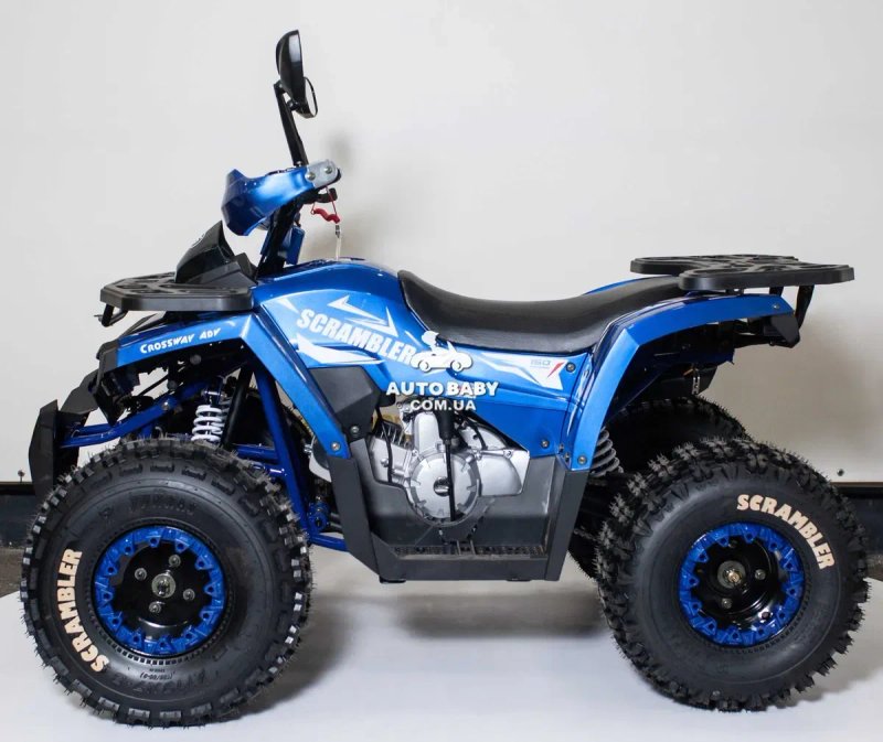 Детский / Подростковый Квадроцикл Comman Hunter Scrambler 150 Синий — фото 6
