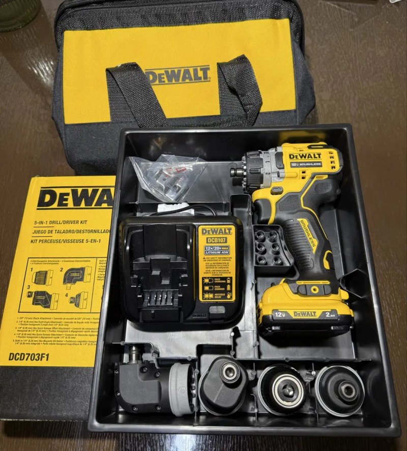 DeWALT DCD703F1  комплект !!! — фото 2