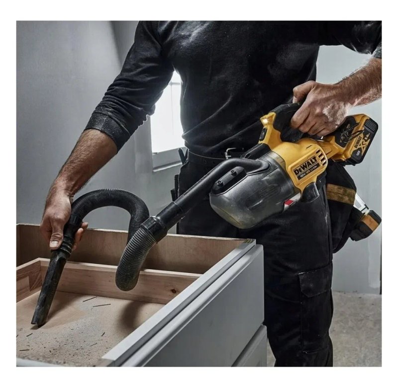 DEWALT DCV501LN 18V АКУМУЛЯТОРНИЙ промисловий пилосос для пилу — фото 2