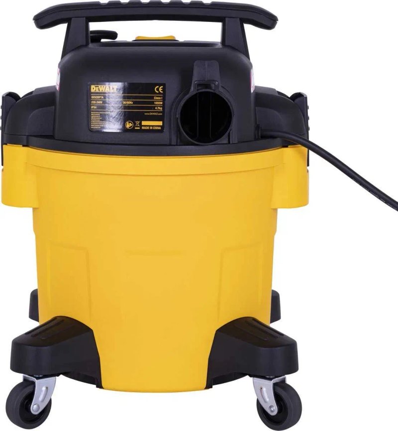 DeWALT DXV20PTA Пилосос мережевий 1050Вт з розеткою на 220v сухе\вологе прибирання — фото 2