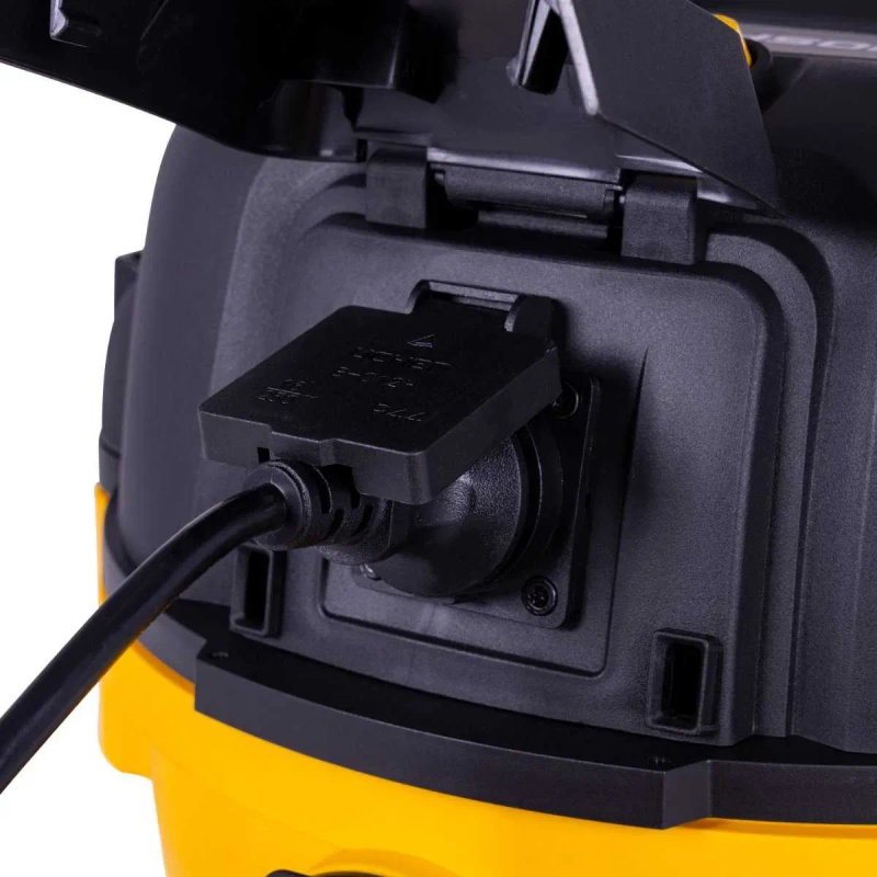 DeWALT DXV20PTA Пилосос мережевий 1050Вт з розеткою на 220v сухе\вологе прибирання — фото 3