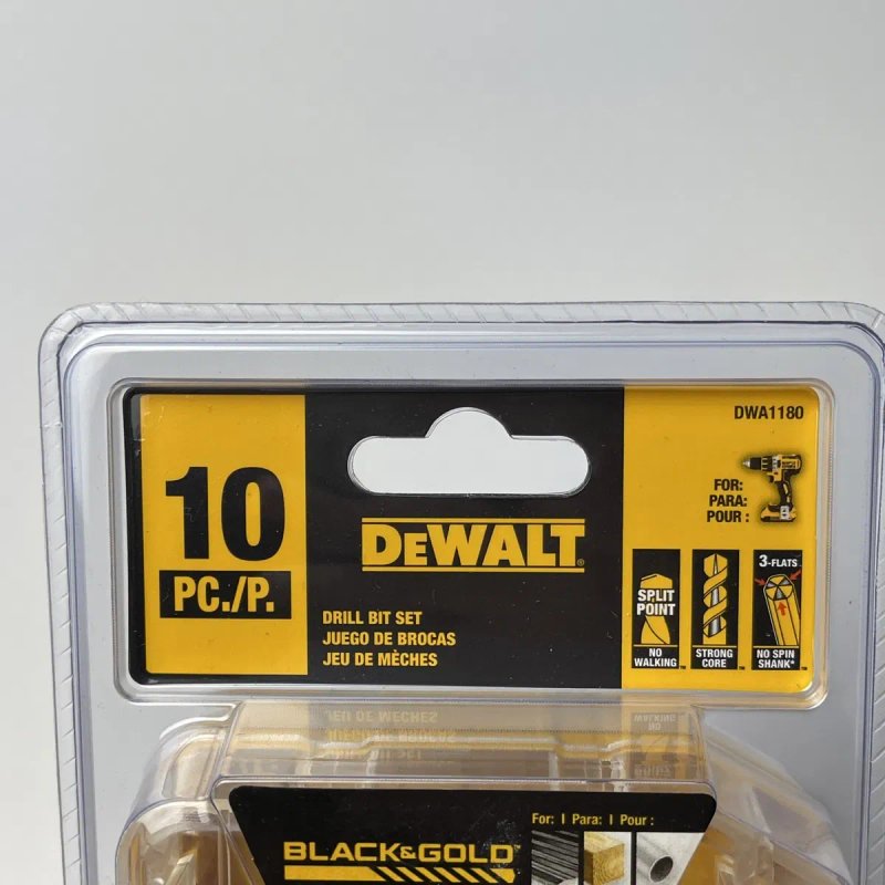Dewalt Набір Сверл 10 шт DWA1180 з США — фото 3