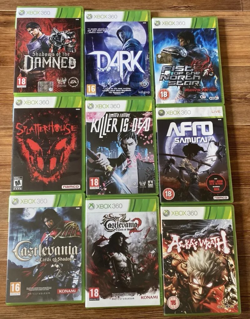 Диски на XBOX: FIFA 19, Splatterhouse Castlevania Mortal Kombat Tekken Evil Dead, Silent Hill, Dino Crisis, FarCry Red Alert 3, Hitman Mafia AFRO — фото 2