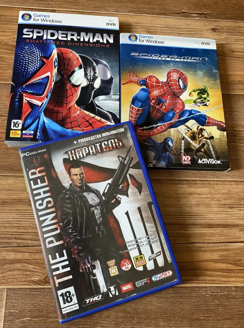 Диски ПК: The Punisher Каратель, Spider Man Dead Space, Предтечи Evil Dead Космические Рейнджеры, X Blades Alice Madness Returns Диллема Dreamfall — фото 8