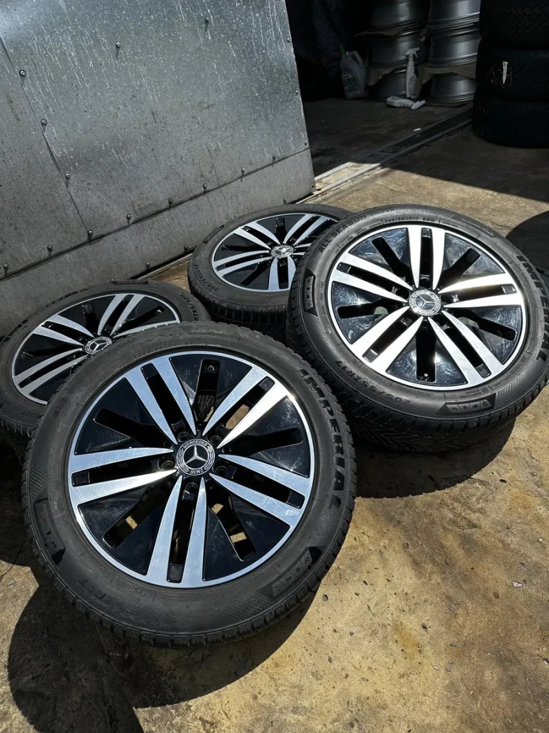 Диски R17 5/112 +Шини Mercedes W177 W176 W169 W245 W222 Vito W220 EQV — фото 2
