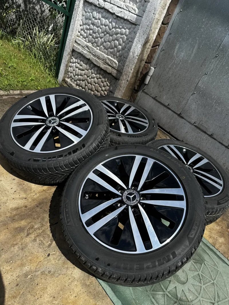 Диски R17 5/112 +Шини Mercedes W177 W176 W169 W245 W222 Vito W220 EQV — фото 3