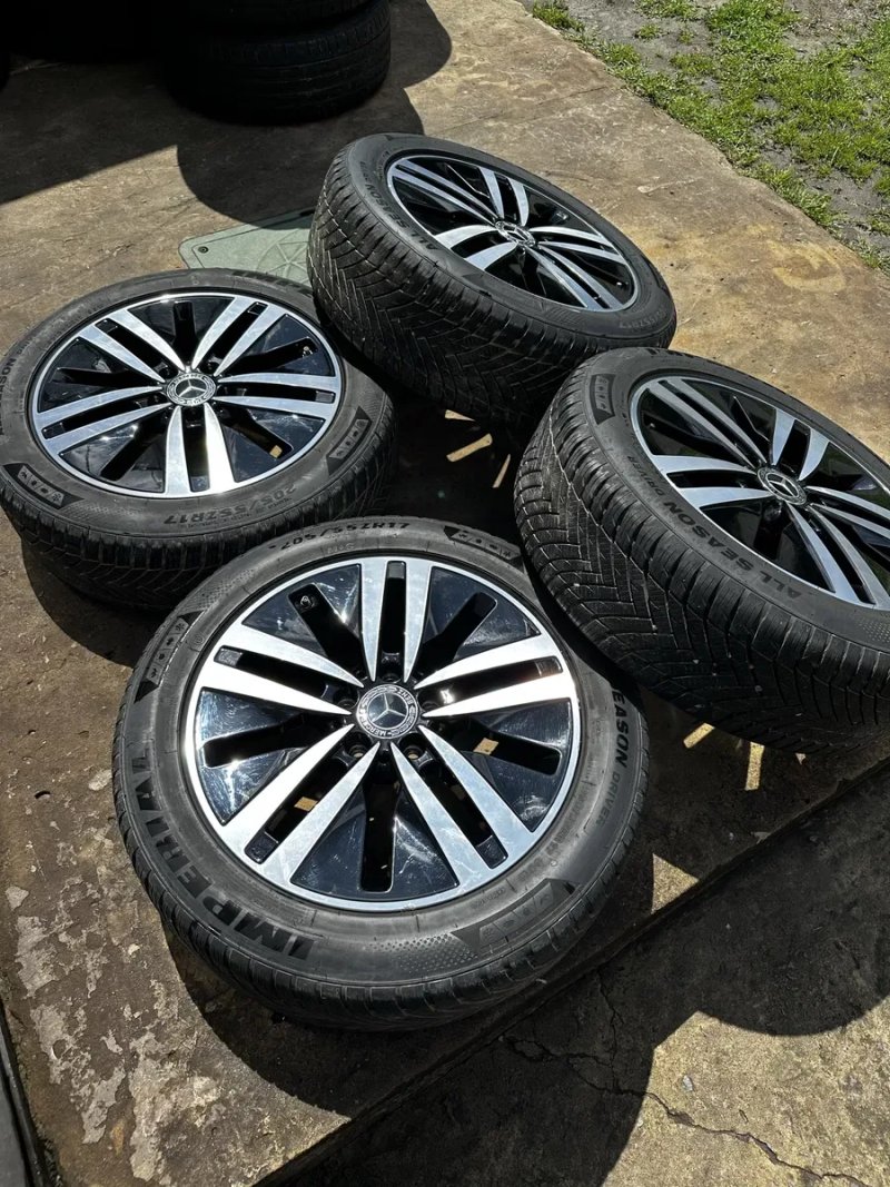 Диски R17 5/112 +Шини Mercedes W177 W176 W169 W245 W222 Vito W220 EQV — фото 4