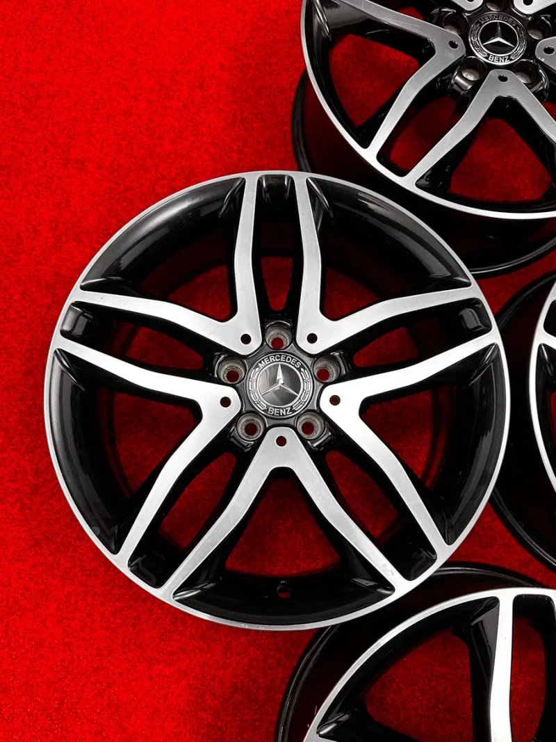 Диски R18 5.112 ET46 мерседес віано v-class ml gla w156 w205 w212 w213 — фото 4