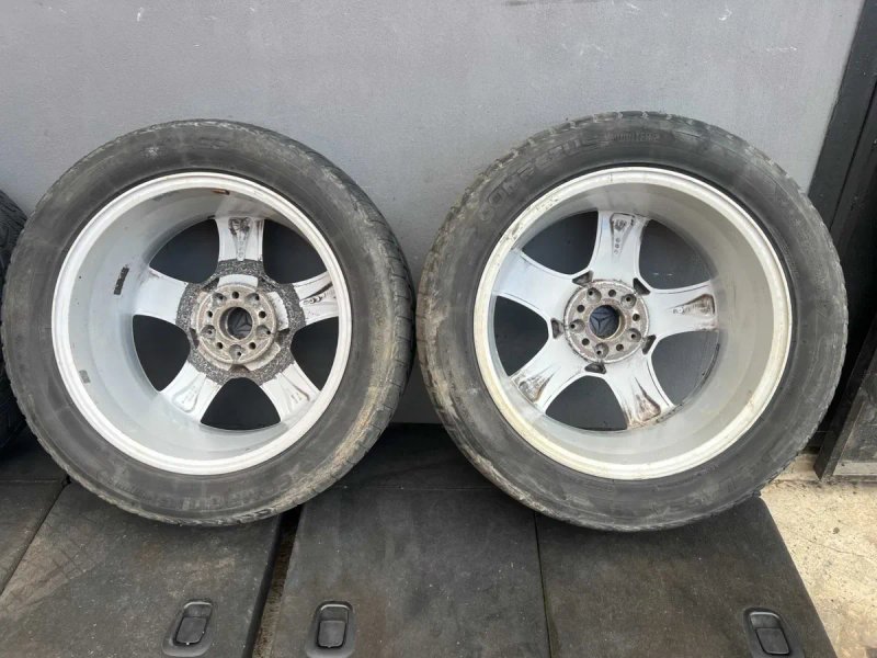 Диски с резиной R20 Mercedes GL X164 титаны ML W164 W166 колеса — фото 8