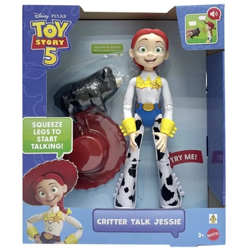 Disney Pixar Toy Story 5 Action Figure Critter Talk Jessie 30cm Інтерактивна Джессі Історія Іграшок Джесси — фото 2