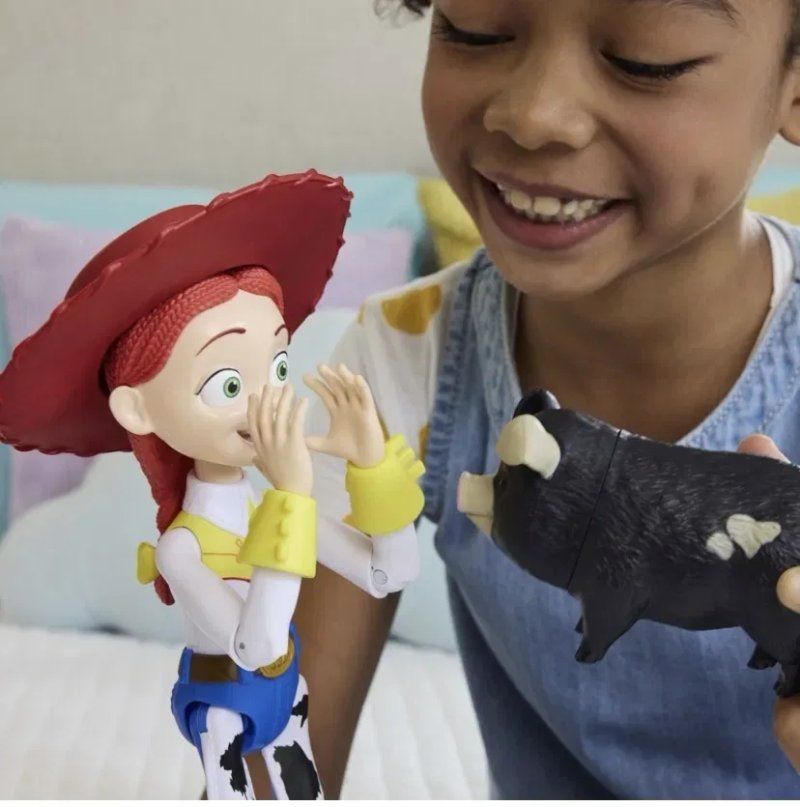 Disney Pixar Toy Story 5 Action Figure Critter Talk Jessie 30cm Інтерактивна Джессі Історія Іграшок Джесси — фото 3