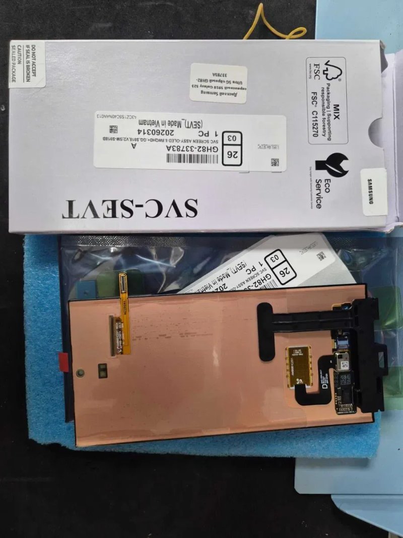 Дисплей с установкой на Samsung S23 ultra S918 сервісний оригінал — фото 2
