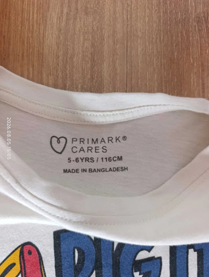 Дитяча футболка Primark для хлопчика — яскравий принт із екскаватором для маленького будівельника! — фото 4