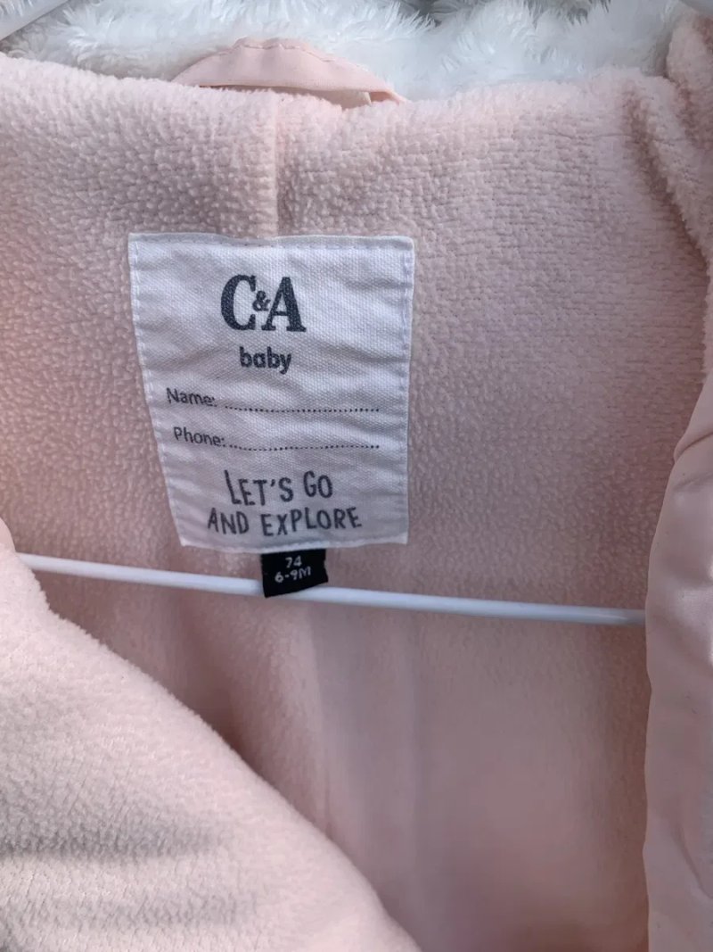дитячий демісезонний для дівчинки  комбінезон бренд C&A 74 см — фото 4