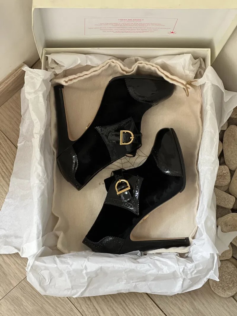 Дизайнерські  Ботильони  Charlotte Olympia, оригінал, Італія, 37 р — фото 2