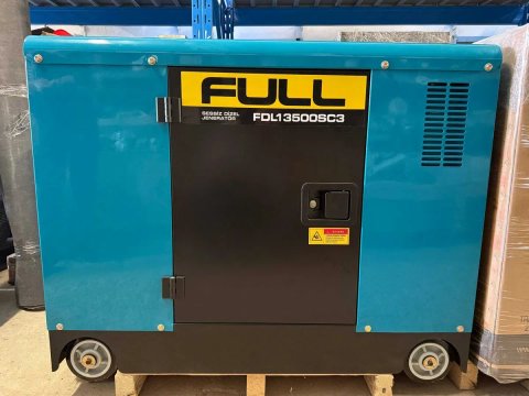 Дизельний генератор FULL FDL 13500SC3 10–11 кВт, 3 фази В шумозахисному кожусі Електростарт