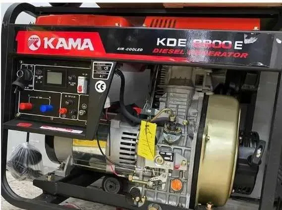 Дизельный генератор KAMA открытый 6,9-7,2 кВт KDE8800E +Электростартер — фото 4