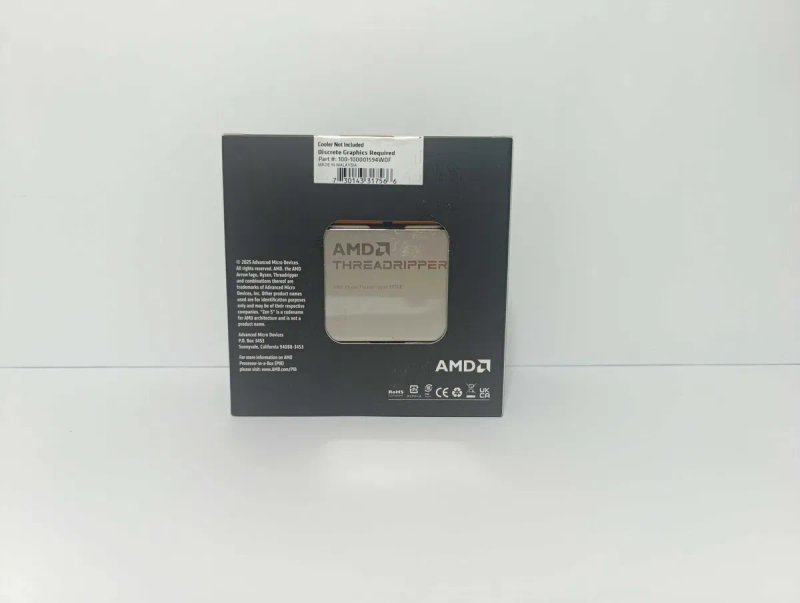 Для мега AI або рендер станції! Новий запечатаний топовий процесор AMD Ryzen Threadripper 9970X (64 потоків) нове поточне покоління! — фото 2