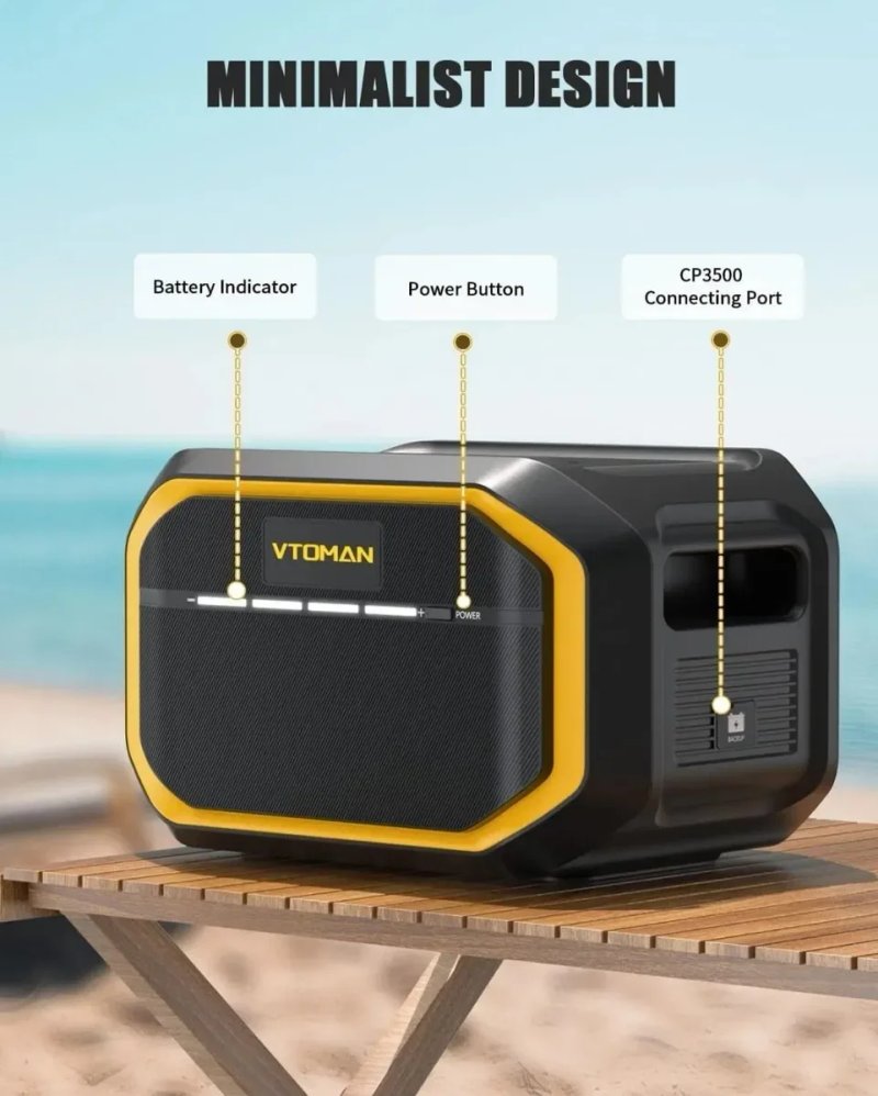 Додаткова батарея VTOMAN FlashSpeed 1500 Extra Battery 1548Wh fo — фото 4