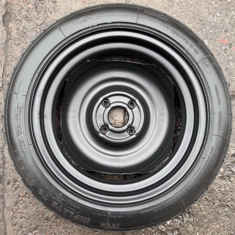 Докатка Michelin 125/70 r15 4x108 ET-56 Audi 80/90/100/Москвич/АЗЛК 2141/Святогор/Бочка/Сигара/ — фото 2