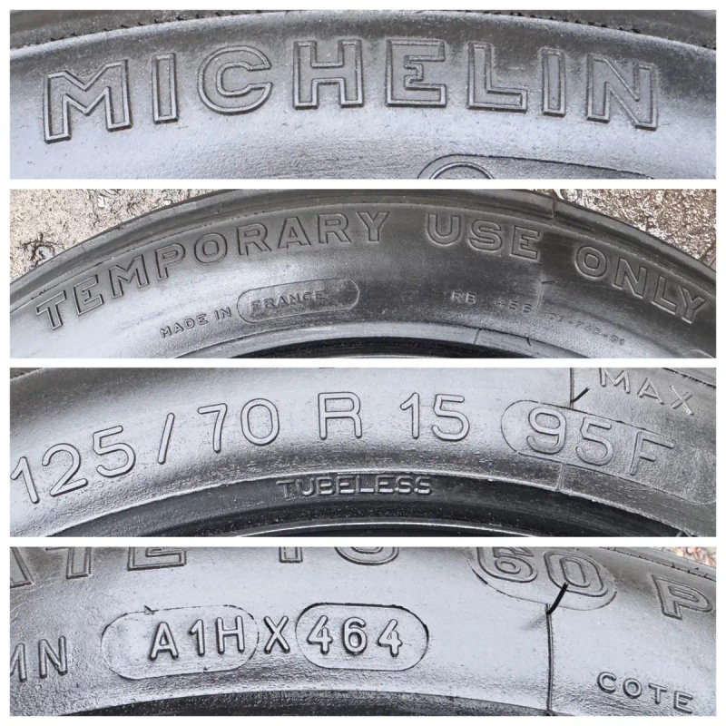 Докатка Michelin 125/70 r15 4x108 ET-56 Audi 80/90/100/Москвич/АЗЛК 2141/Святогор/Бочка/Сигара/ — фото 7