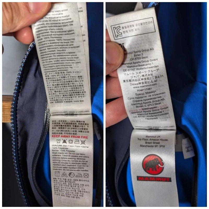 Дощовик Mammut Taiss Hardshell hooded jacket М розм оригінал ідеальна — фото 7