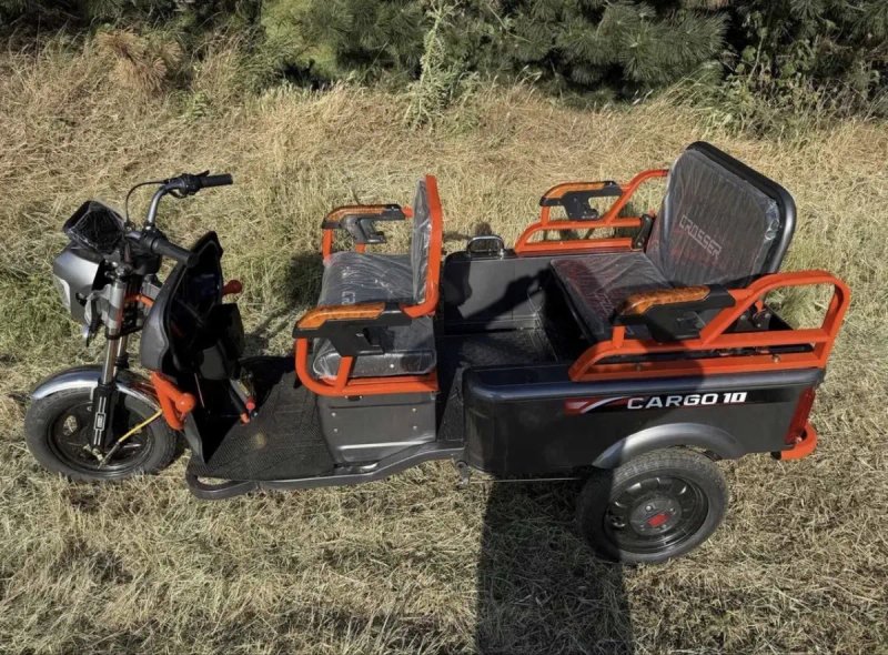 Доставка безкоштовно‼️1200w 60/38a.електричний трицикл Харді.Cargo10. — фото 4