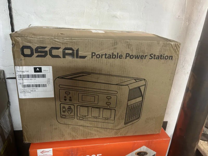 Доставка безкоштовно!!! Зарядна станція  Oscal PowerMax 1800 SE — фото 2