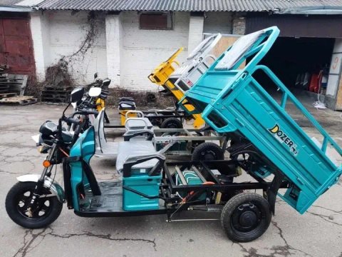 Топ ‼️Електро трицикл Dozer, запас ходу 40км, без прав, без реєстрації в Мрео, екологічно, до 450кг
