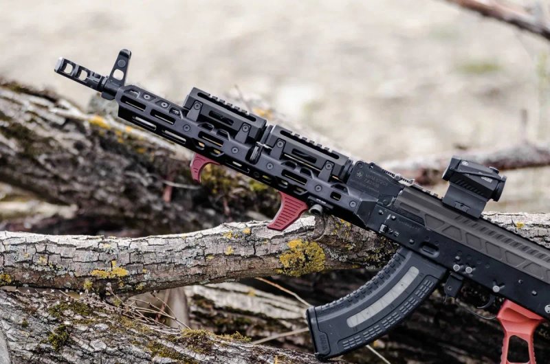 Довга алюмінієва цівка АК-74, цевье АК — фото 3