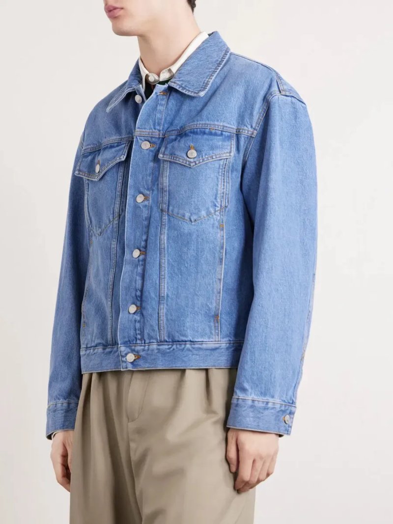 Dries Van Noten джинсова куртка Denim Trucker Jacket M оригінал — фото 2
