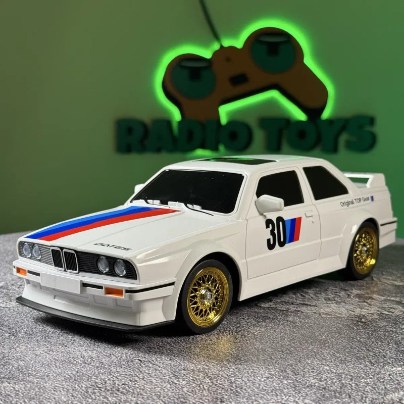 Дрифт машинка BMW Е30 на радіокеруванні Біла. Машинка для дрифту БМВ — фото 4