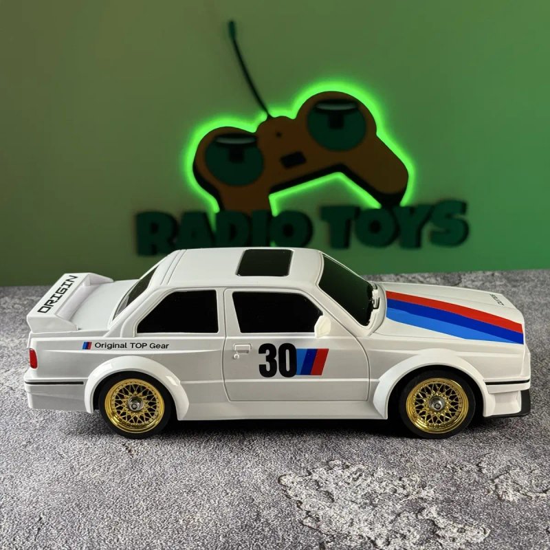 Дрифт машинка BMW Е30 на радіокеруванні Біла. Машинка для дрифту БМВ — фото 7