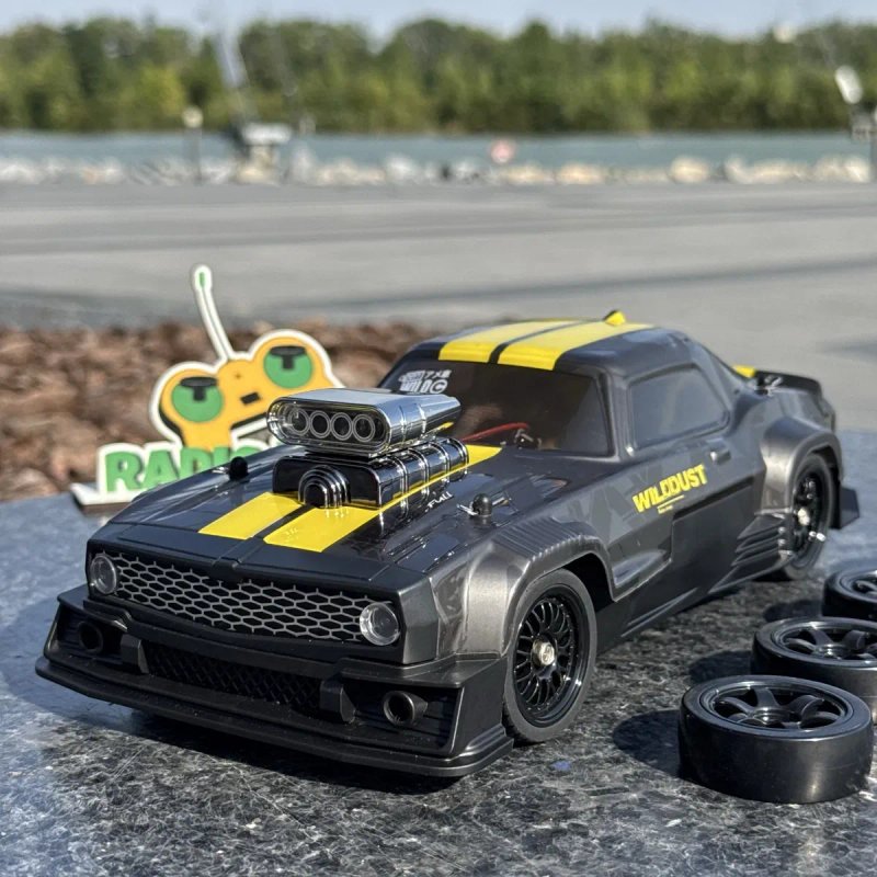 Дрифт машинка Dodge Charger на радіокеруванні 50 км/г жовта для дрифту — фото 2