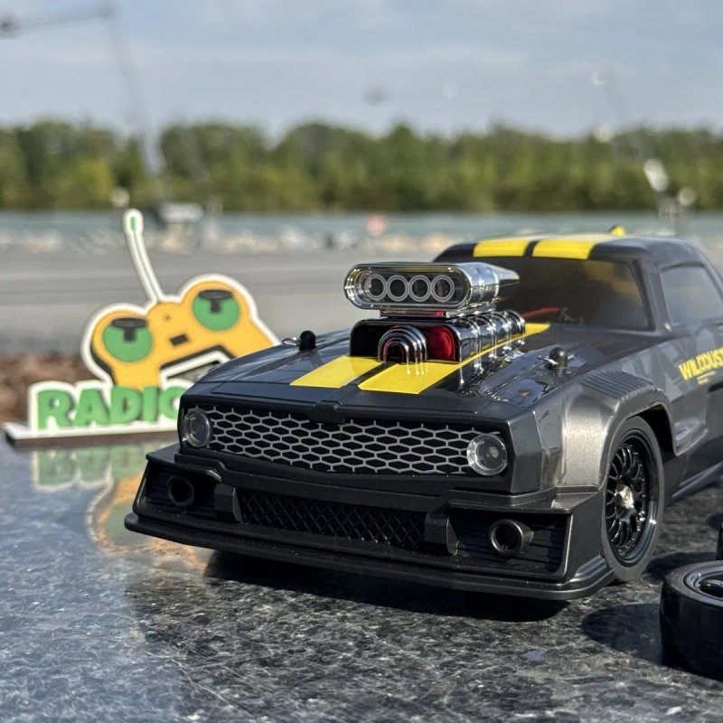 Дрифт машинка Dodge Charger на радіокеруванні 50 км/г жовта для дрифту — фото 5