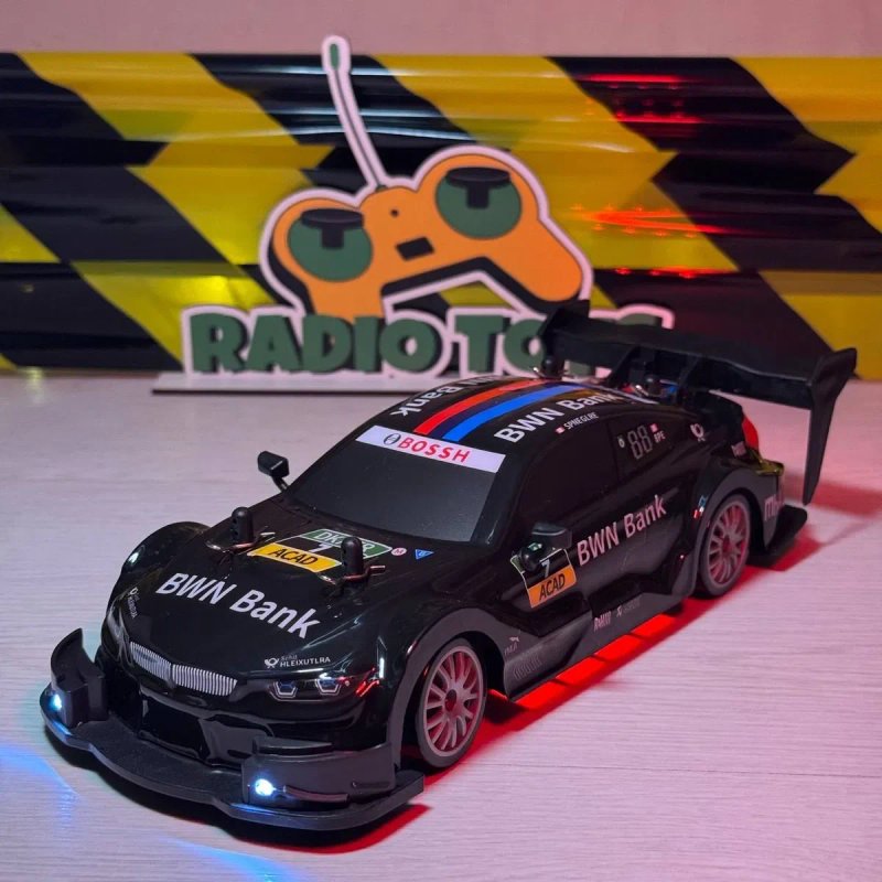 Дрифт машинка на радіоуправлінні BMW ProStreet чорна | БМВ для дрифту — фото 3