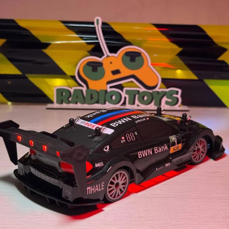 Дрифт машинка на радіоуправлінні BMW ProStreet чорна | БМВ для дрифту — фото 4
