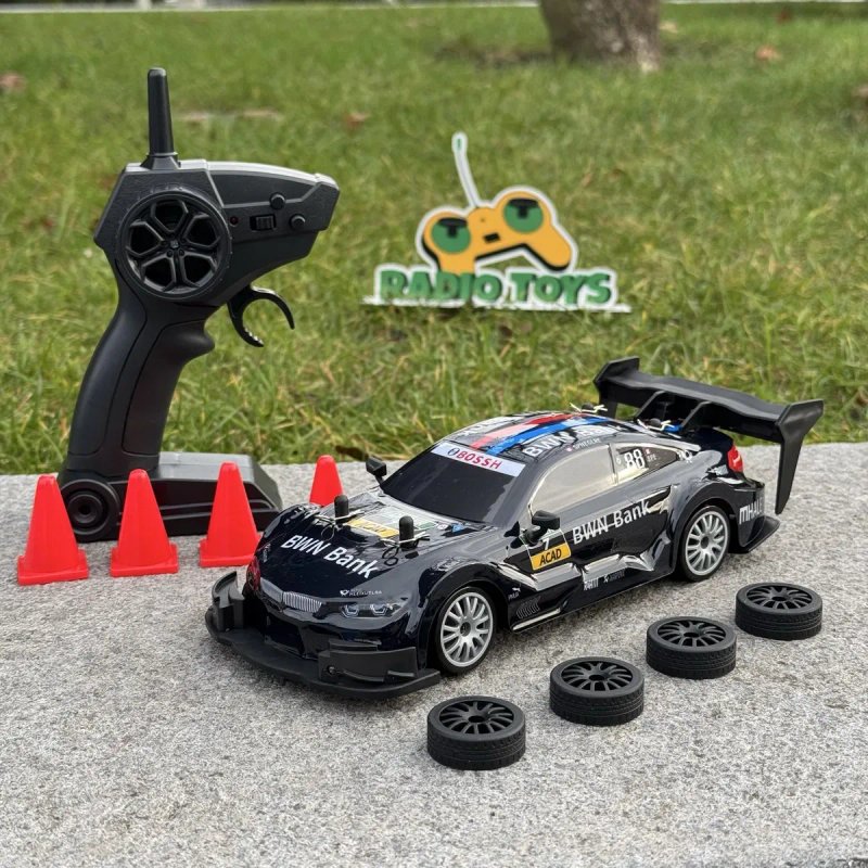 Дрифт машинка на радіоуправлінні BMW ProStreet чорна | БМВ для дрифту — фото 5