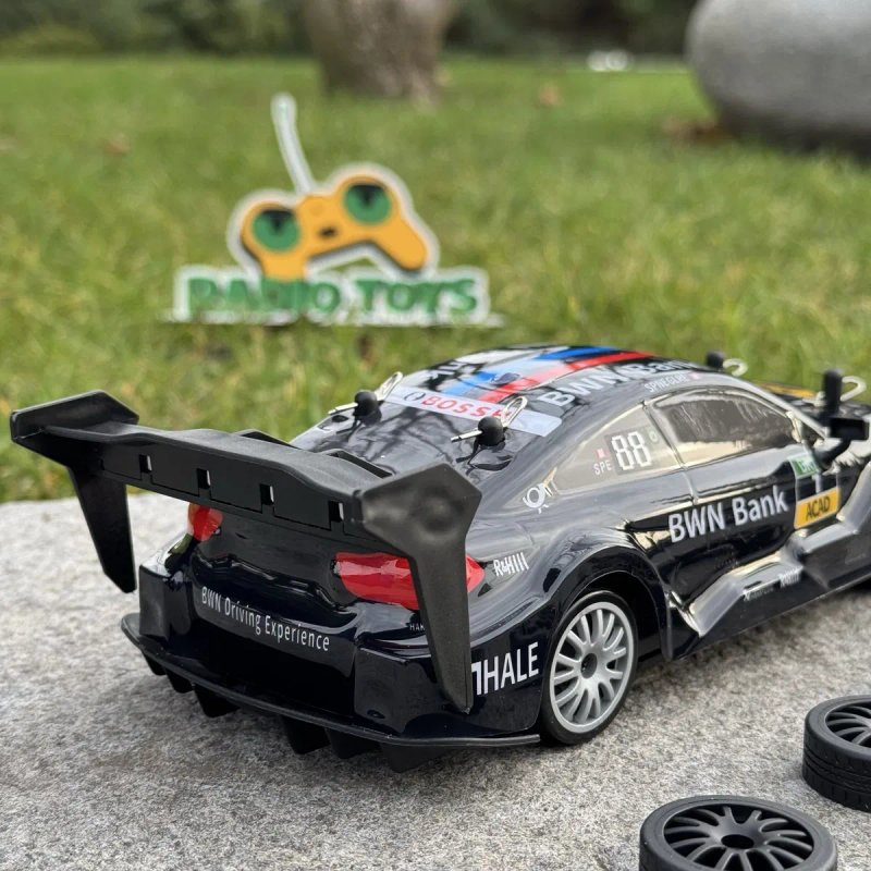 Дрифт машинка на радіоуправлінні BMW ProStreet чорна | БМВ для дрифту — фото 6
