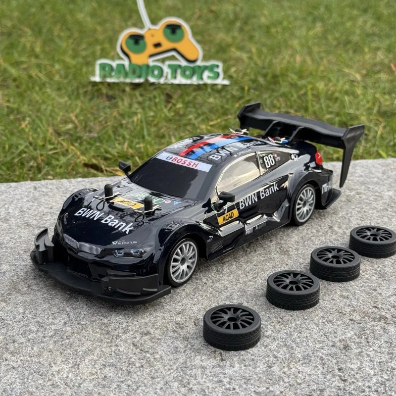 Дрифт машинка на радіоуправлінні BMW ProStreet чорна | БМВ для дрифту — фото 7