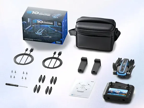 Дрон квадрокоптер UFLYTOO LA G10 GPS з камерою 4K, пульт з екраном — фото 8