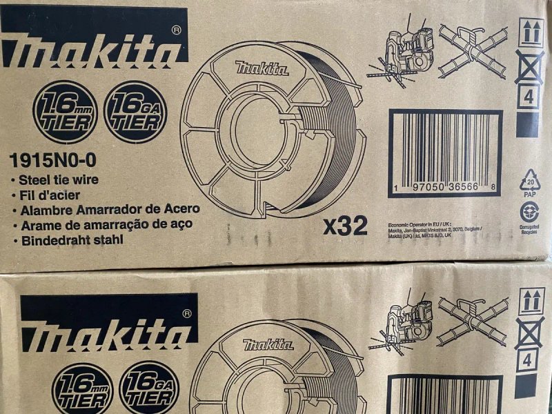 Дроти в'язальні 1,6 мм для TR001   32 шт.  MAKITA 1915N0-0 макіта — фото 3