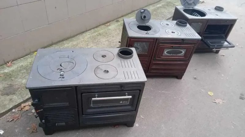 Дров'яна піч-кухня, камін з плитою та духовкою, чавунна Eforisi EFS-10R (Туречина) — фото 7