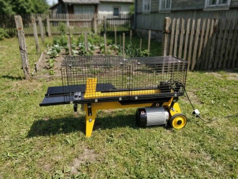 Дровокол електричний гідравлічний горизонтальний Cedrus 7 Т дровокол электрический колун