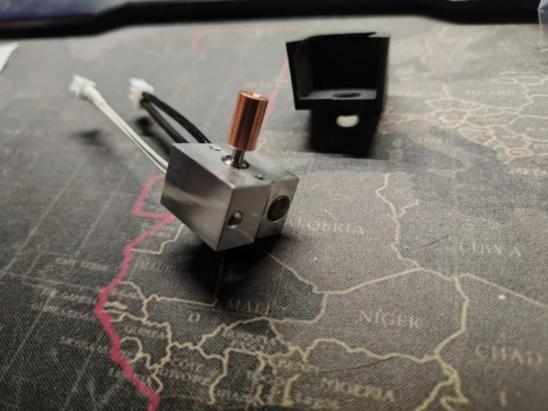 Друкуюча головка (хотенд, hotend) для 3d принтеру Ender3 V3 SE — фото 2