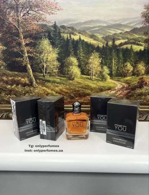 Духи чоловічі Armani Stronger With You. Стронгер Армани Виз Ю 100 мл