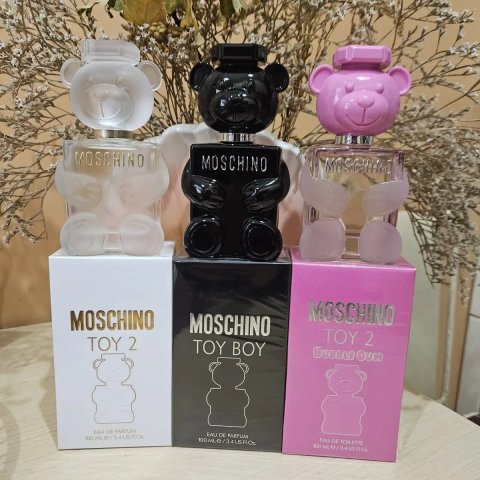 ДУХИ ПАРФУМ жіночий Moschino Toy 2  100 мл рожевий, білий, чорний