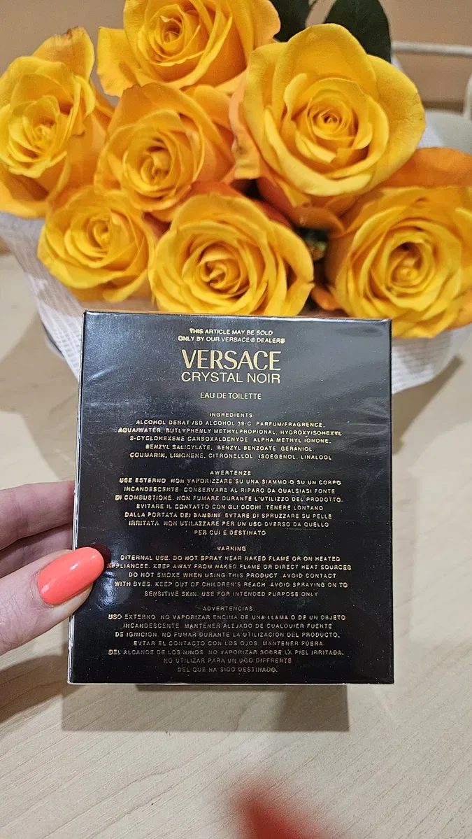 ДУХИ ПАРФУМ жіночий Versace Crystal Noir 90 ml — фото 4